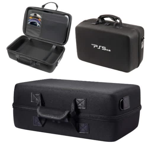 Travel Bag For Ps5 Slim Bag - Black
