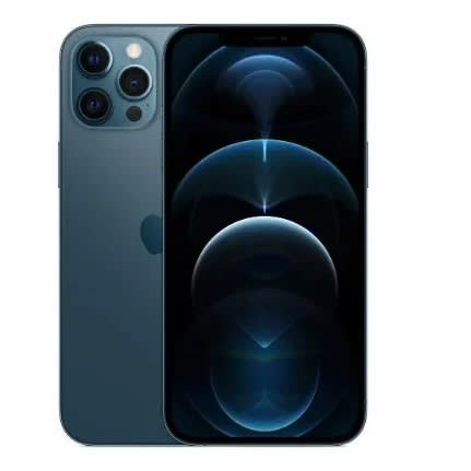 iPhone 12 Pro Max - 6.7"- 256GB ROM+6GB RAM - Single Sim - 3687mah- Pouch & Screen Protector - Blue