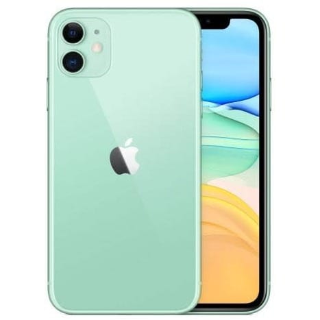 iphone 11 - 6.1"- 128GB ROM - 4GB RAM - Single Sim + E-sim - Green - Renewed