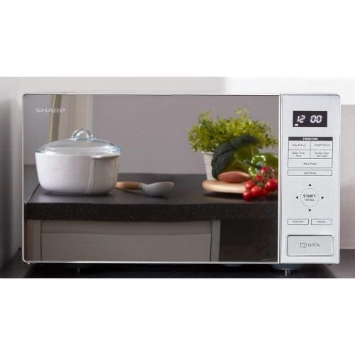 23 Litre Microwave - Mirror Glass / Grey