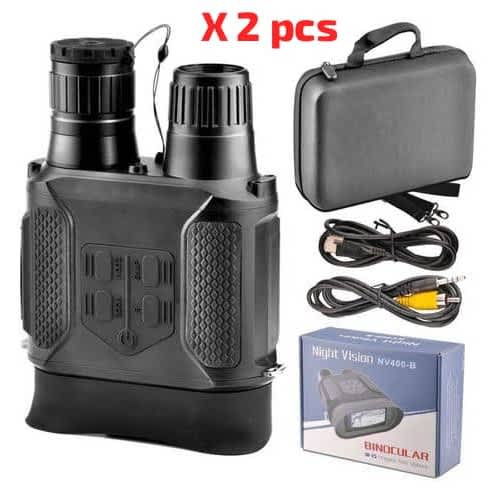 Nv400-b Night Vision Digital Display Binocular 2pcs