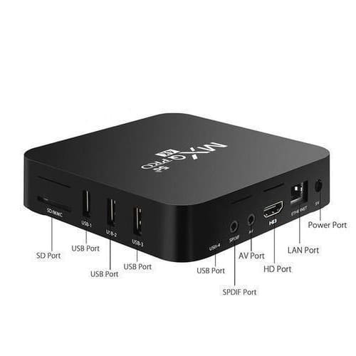 Smart Tv Box Mxq Pro 4k Tv Android Box+hdmi Cable