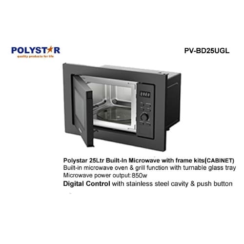 25l Built-in Digital Microwave Oven - Pv-bd25ugl