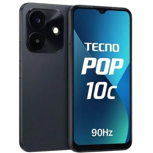 Pop 10c - 6.6" - 64gb Rom - 2+2gb Ram - 4g Lte - Dual Sim - Fingerprint - Black - 5000mah