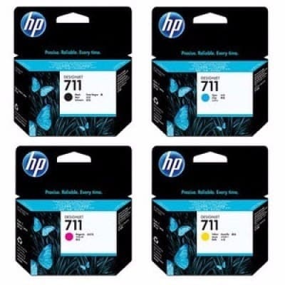 711 Original Ink Cartridge Set - Black-Cyan-Magenta & Yellow