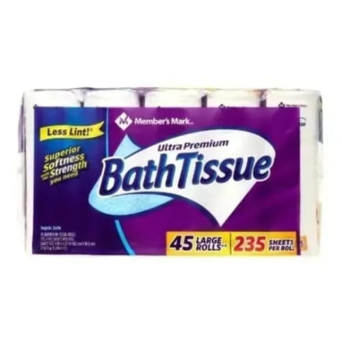 Member's Mark Ultra Premium Bath Tissue - 45 Rolls - 235 Sheets Per Roll