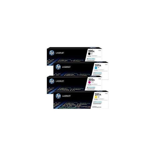 205a Genuine Complete Set Laserjet Toner Cartridge - All Colour - 4 Pcs