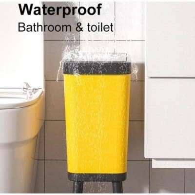 Stool-shaped Waste Container- 15-liter- Yellow
