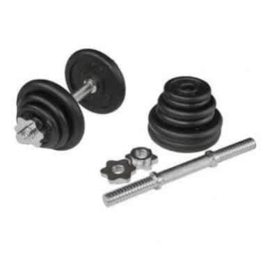 20kg Black Adjustable Dumbell Of 10kg Each Hand