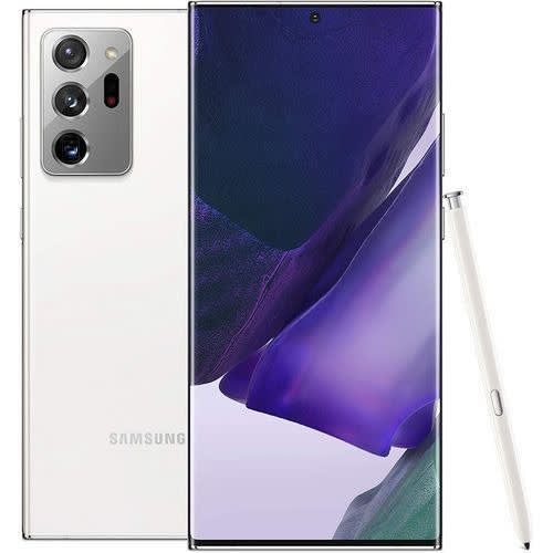 Galaxy Note 20 Ultra - 6.9" - 128GB - 12GB RAM - Single Sim - 4500mAh + Pouch & Screen Glass - White