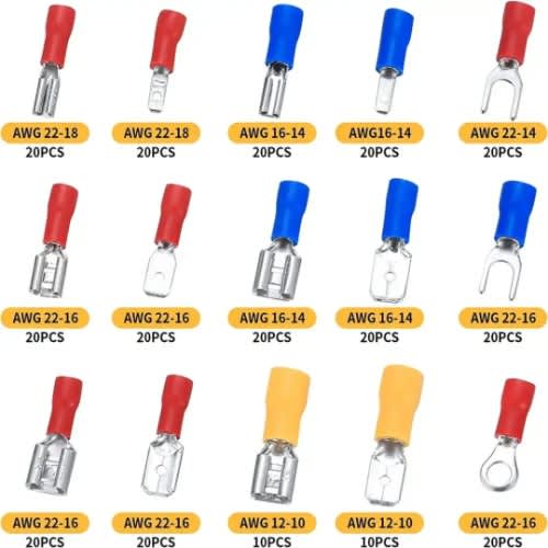 Insulated Electric Combination Wire Connector Kit Set - 280pcs