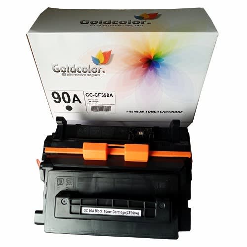Goldcolor 90a Black Toner Cartridge (ce390a) For HP Replacement