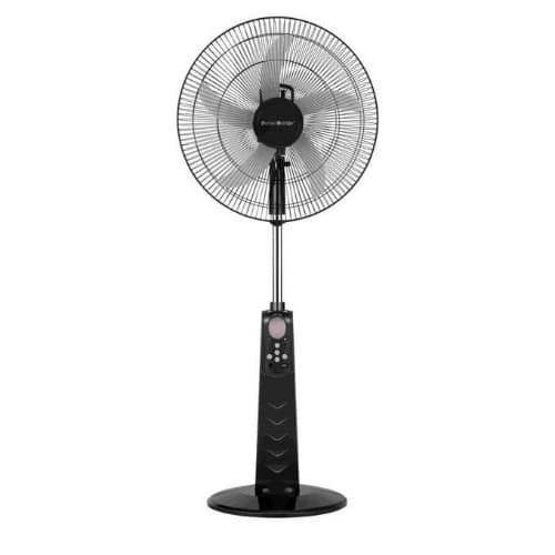 Power Deluxe 18" Rechargeable Fan With Remote + Led Light - 45w