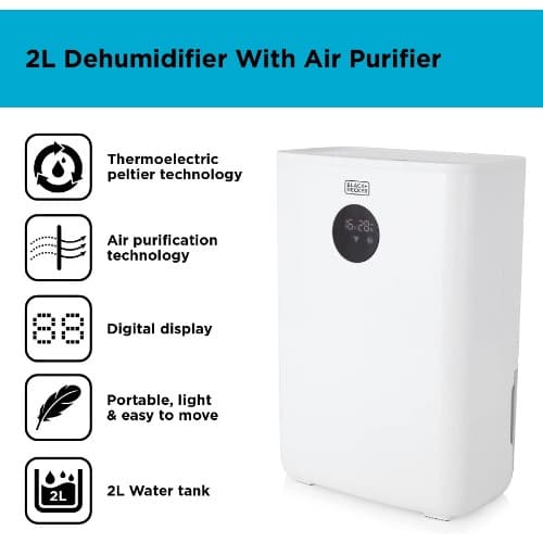 2L Dehumidifier With Air Purifier