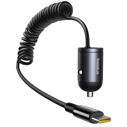 Baseus Tiny Star Mini Car Charger With C+c Cable 30w - Cosmic Black