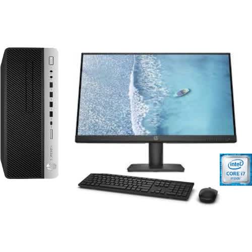 Elitedesk 800 G3 Sff - 18.5" - Core I7- 7th Gen - 8GB RAM - 512GB SSD