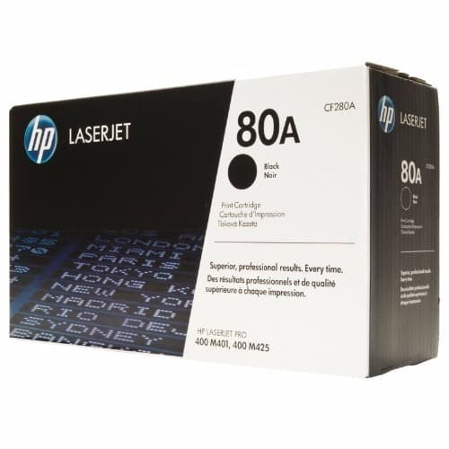 Original 80a Black Laserjet Toner Cartridge