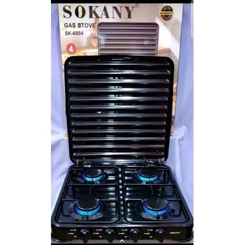 4 Burner Tabletop Gas Stove Auto Ignition Gas Cooker Anti - Rust