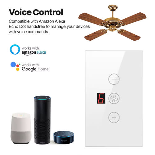 Wifi Smart Fan Switch With Display