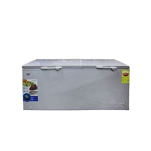 520L Double Door Chest Freezer-fc68dd - Silver