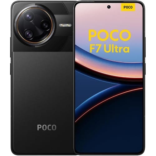 Poco F7 Ultra - 6.67" - 512GB ROM - 16GB RAM - Dual SIM - Fingerprint - 5300mAh - Black