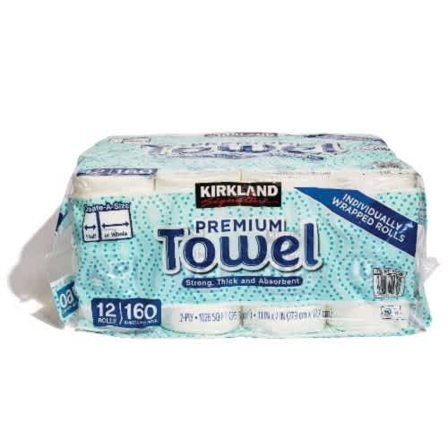 Kirkland Signature Premium Towels - 12 Rolls