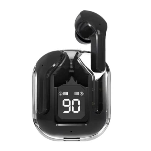 Wireless Bluetooth Stereo Headset Earpiece- Black
