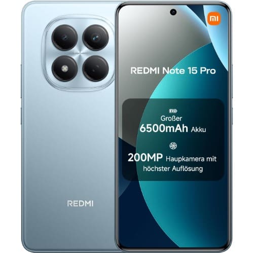 Redmi Note 15 Pro - 6.77" - 512GB ROM - 12GB RAM - 4G Dual SIM - Fingerprint - 6500mAh - Blue