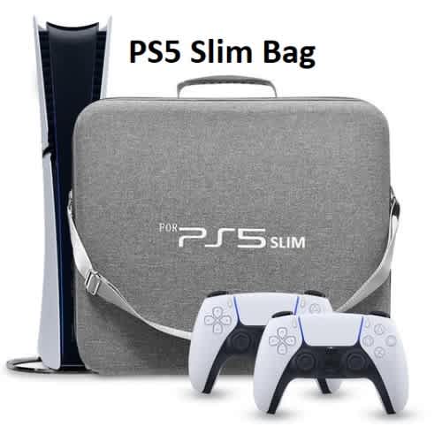 Ps5 Slim Bag - flat Design - Grey