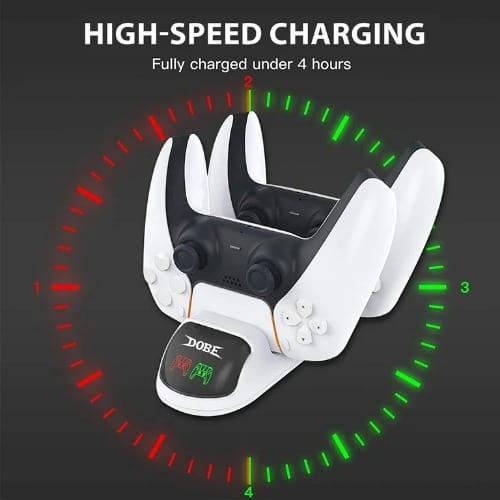 Dobe Dual Charging Dock For Ps5 Controllers