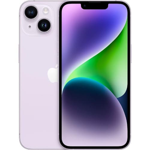 IPhone 14 - 6.1" - 256GB ROM- 6GB RAM- Single Sim + Esim - 5g - 3279mAh - Purple