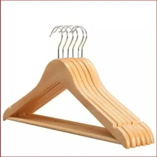 Set Of Wooden Hanger - 5pcs
