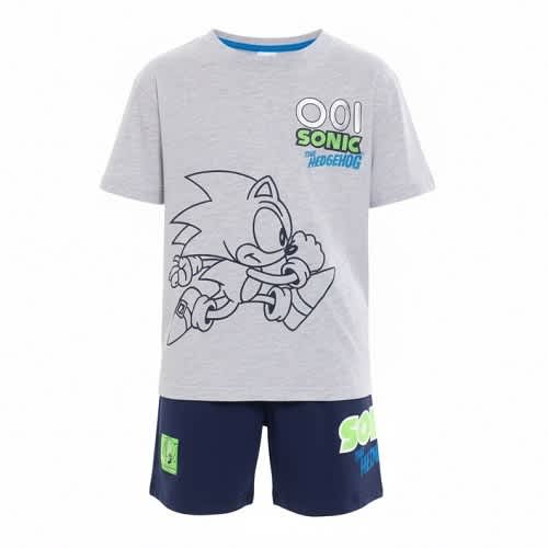 Sonic The Hedgehog Boys Graphic T-shirt And Shorts 2-piece Set