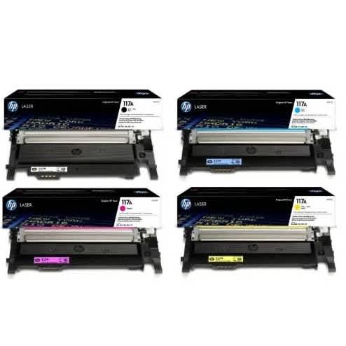Laserjet Toner Cartridge- Black - Cyan - Magenta & Yellow - 117a