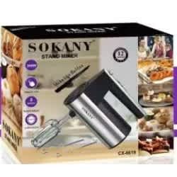 Sokany Hand Mixer - 4L - 1000W - By20 6619