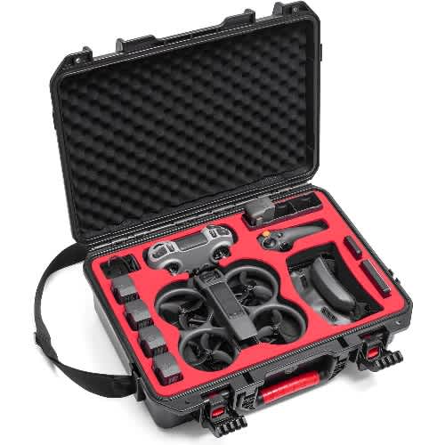 Avata 2 Case - Waterproof Carrying Hard Case For Dji Avata 2 Fly More Combo With Dji Goggles 3