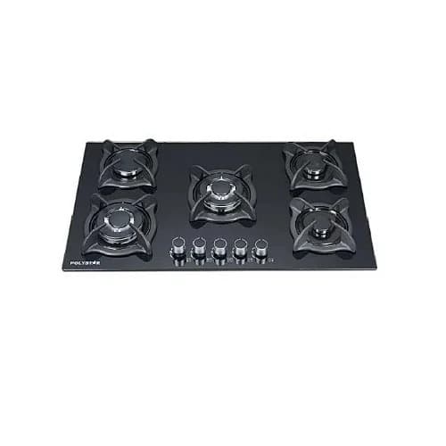 5 Burners In-built Gas Hob - Black