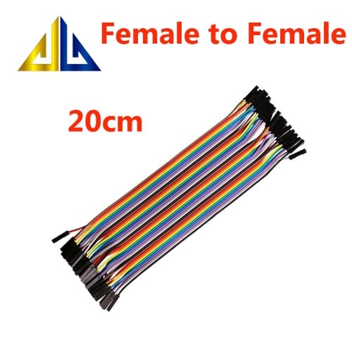 Female To Female 40p Dupont Wire/color Cable/breadboard Line For Arduino - 20cm