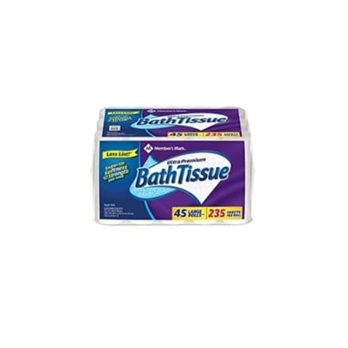 Premium Soft Bath Tissue - 235 Sheets - 45 Rolls