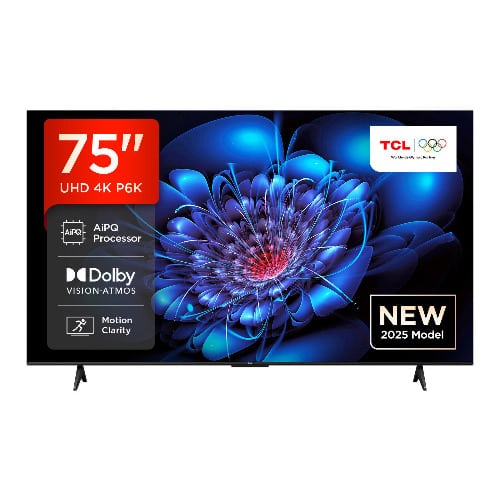 75-Inch 4K Ultra HD HDR Dolby Audio, Memc, Bezel-less Design,Smart Google TV-65P6K