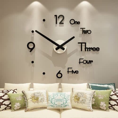 DIY 3D Modern Wall Clock