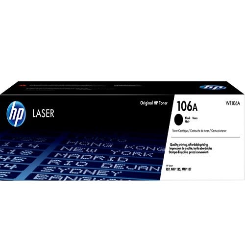 106a Original Laser Toner Cartridge (w1106a) - Black