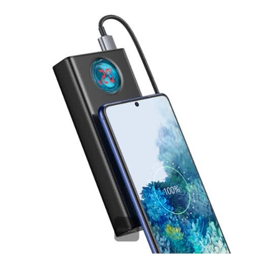Amblight Digital Display Quick Charge - 30000mah Power Bank 65w
