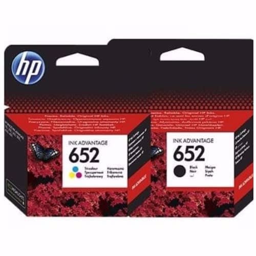 652 Printer Ink Advantage Cartridge - Black & Trio-colour Set