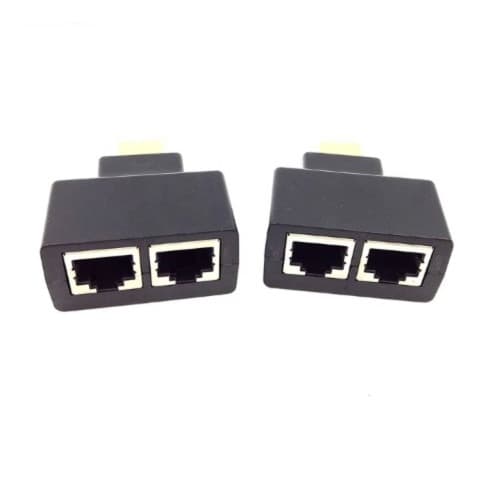 Hdmi Extender Adapter Over Cat5e/6 - 1 Pair - Hdmi Repeater To Rj45 Ethernet Network Convert