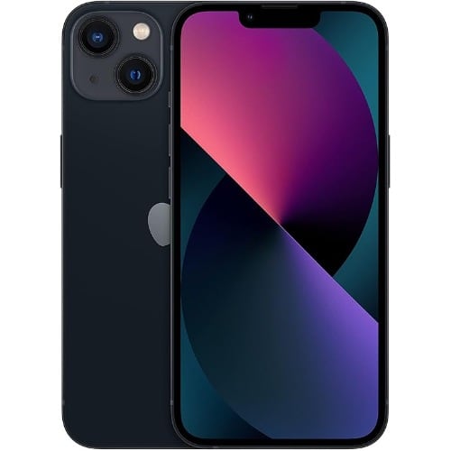 IPhone 13 - 6.1" - 128GB ROM - 4GB RAM - Single Sim - IOS 15 - 3240mAh - Midnight - Renewed