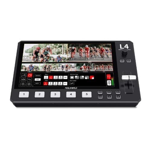 Feelworld L4 Multi-camera Video Mixer Switcher 10.1