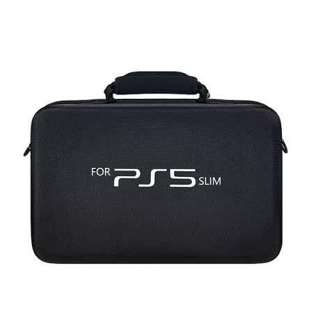 Ps5 Console Protective Bag For Slim Flat Design - Black