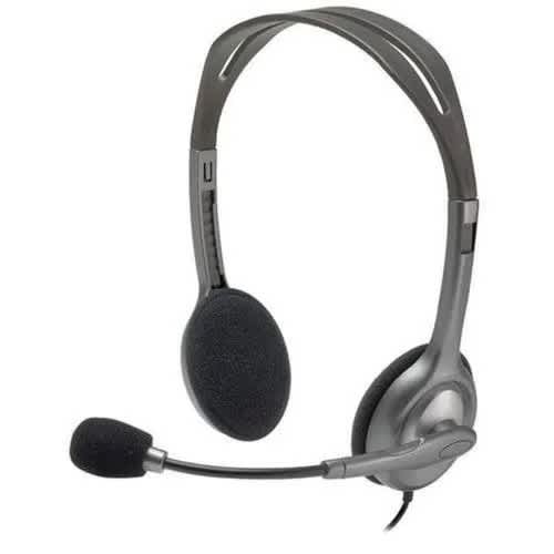 H111 Stereo Headset With Adjustable Headband And Boom Mic