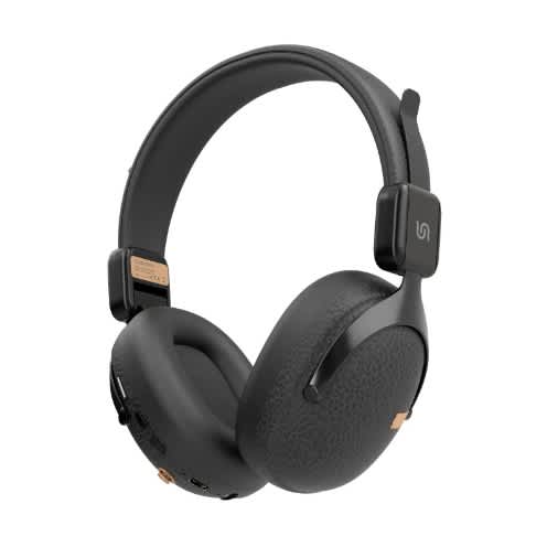 Soundtec Smart Wireless Headphone Bt 5.3 With Micro Sd Support - Black Titanium